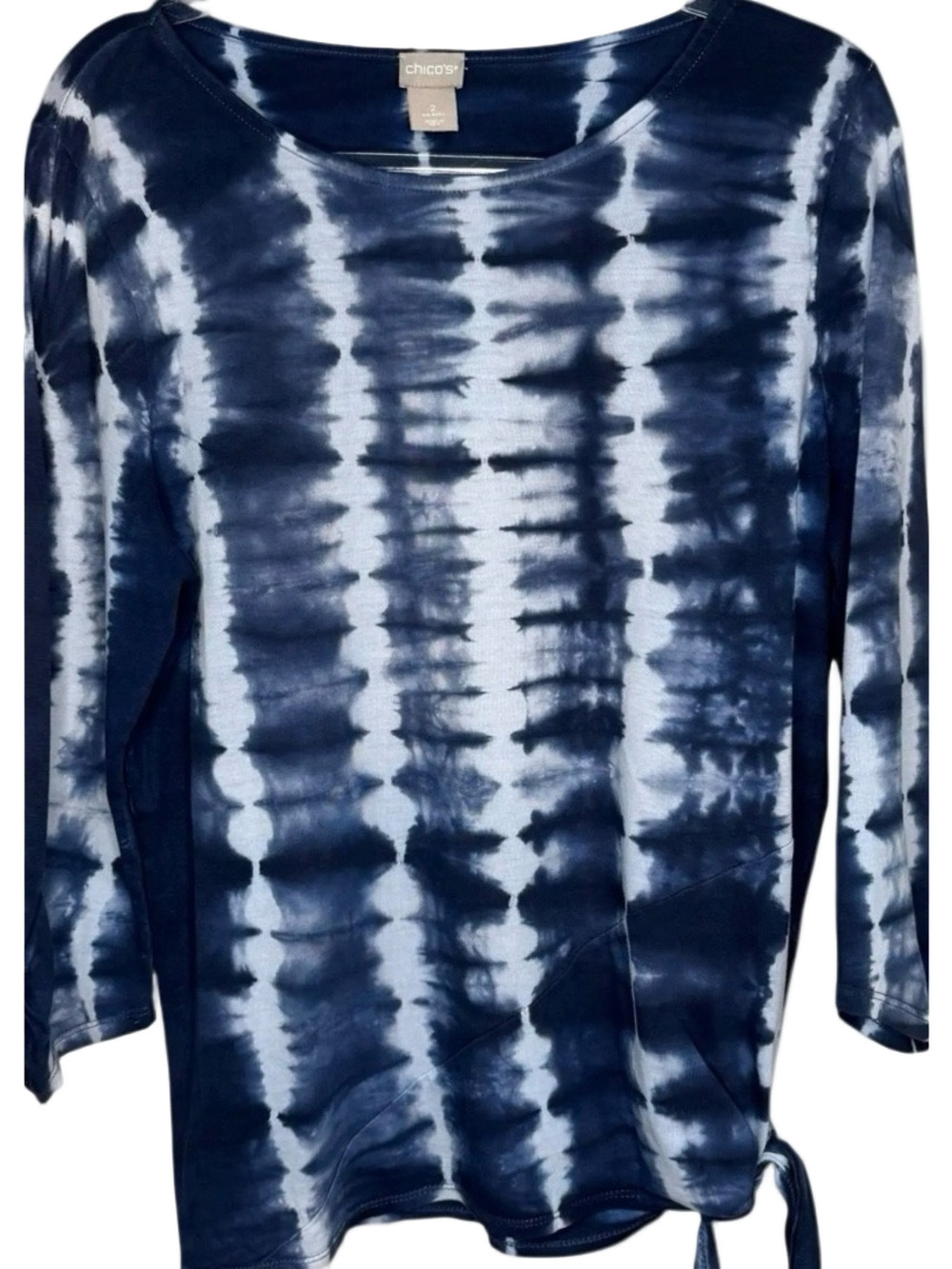 116. WOMENS CHICO’S 2/L DETAIL TOP